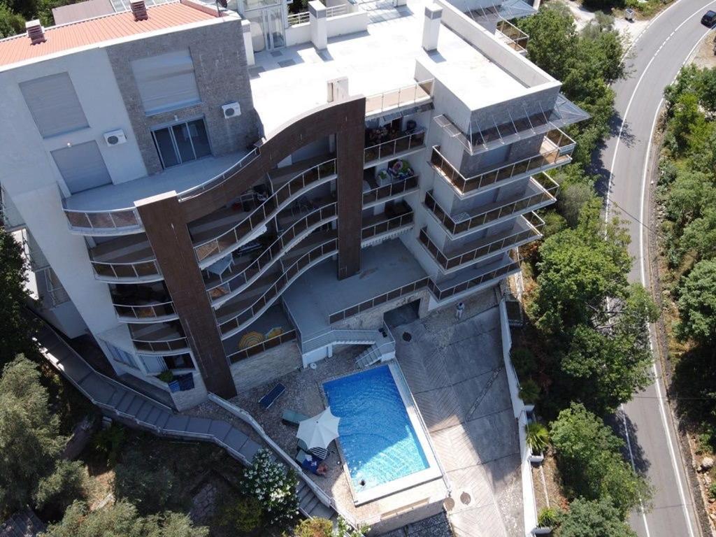 Seaview Apartments with Pool Przno - Podlicak Sveti Stefan Zewnętrze zdjęcie