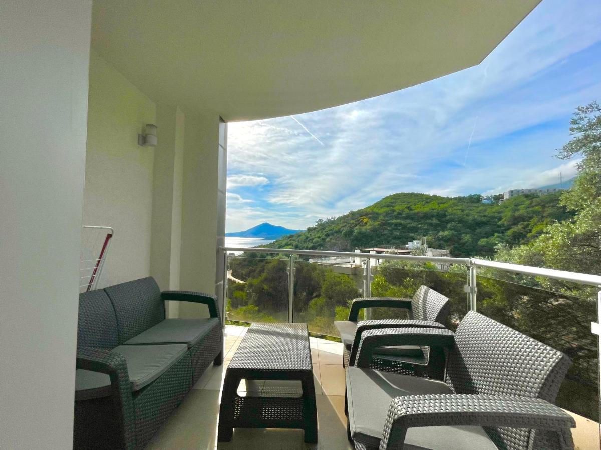 Seaview Apartments with Pool Przno - Podlicak Sveti Stefan Zewnętrze zdjęcie