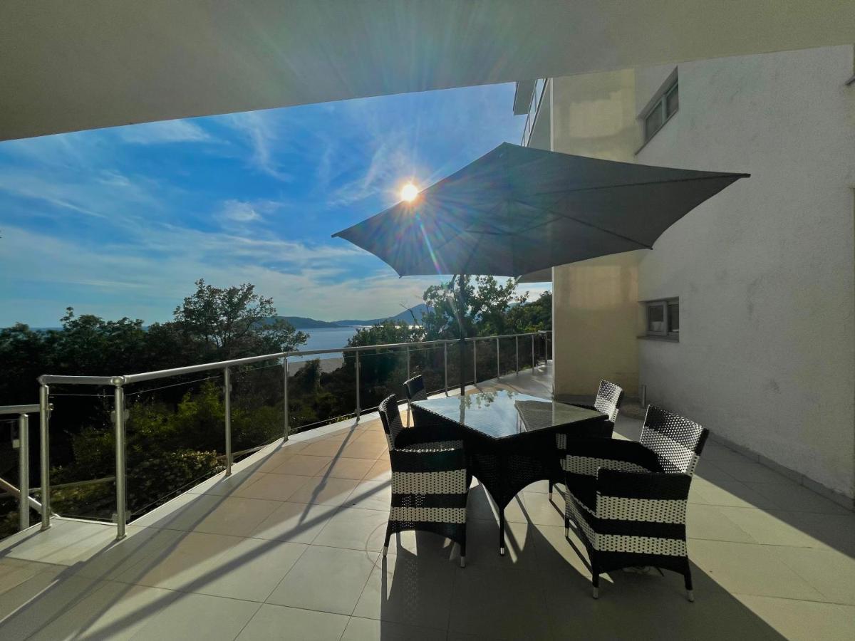Seaview Apartments with Pool Przno - Podlicak Sveti Stefan Zewnętrze zdjęcie